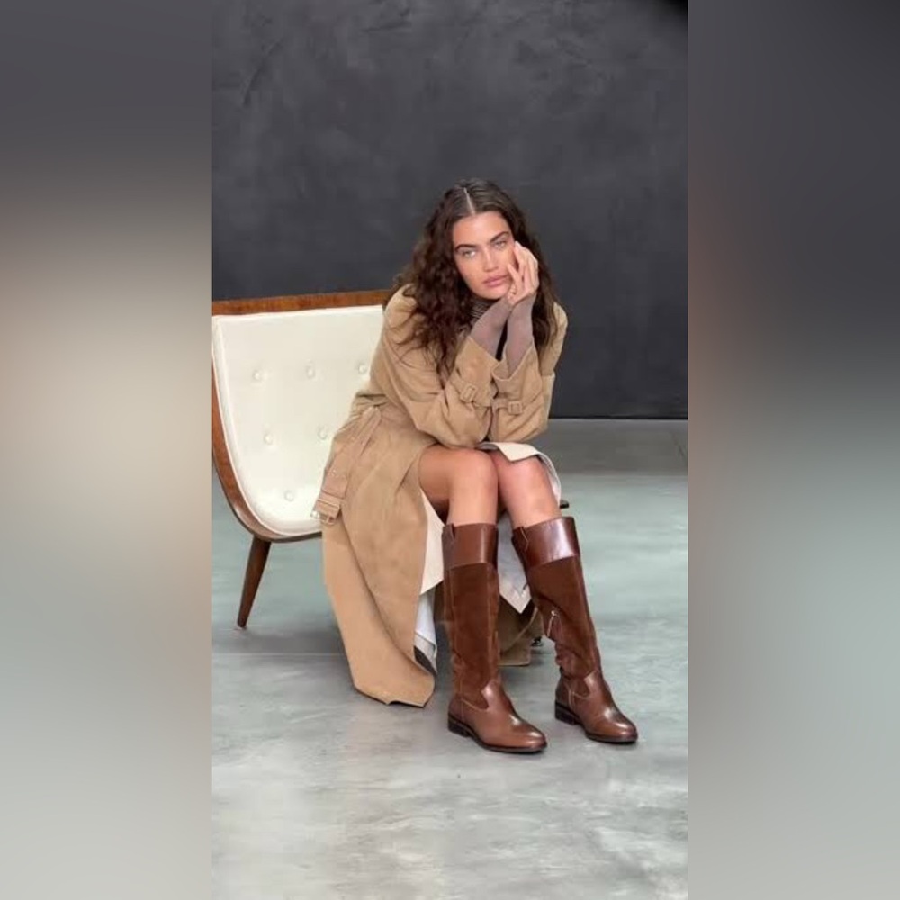 Vince Camuto Selpisa Extra Wide Calf suede leather boot